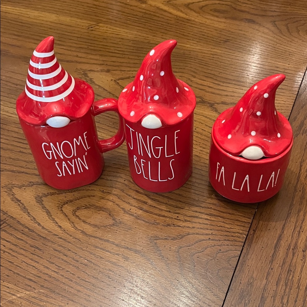 Rae Dunn Gnome Holiday Set